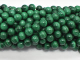 Natural Malachite, 8mm Round Beads-Gems: Round & Faceted-BeadDirect