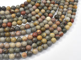 Polychrome Jasper, 6mm Round Beads-Gems: Round & Faceted-BeadDirect