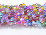 Mystic Aura Quartz-Multi Color, 8mm (8.5mm) Round-Gems: Round & Faceted-BeadDirect