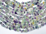 Fluorite Beads, Rainbow Fluorite, 4-10mm Chips Beads-BeadDirect