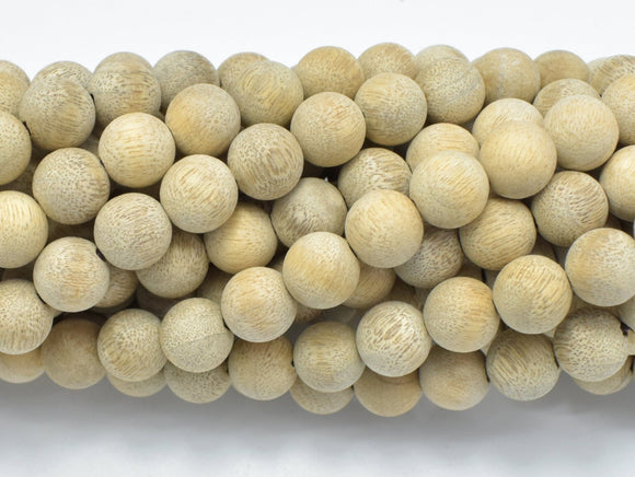 Matte Silkwood Beads, 8mm Round Beads-Wood-BeadDirect