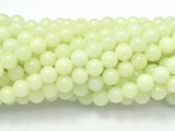 Glow in The Dark Beads-Green, Luminous Stone, 8mm (7.7mm)-Gems: Round & Faceted-BeadDirect