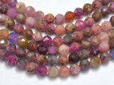 Ruby Sapphire Beads, 3.5mm, Micro Faceted-BeadDirect