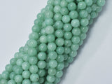 Malaysia Jade Beads- Green, Burma Jade Color, 6mm, Round-BeadDirect