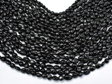 Black Tourmaline, 6x8mm Nugget Beads-Gems: Nugget,Chips,Drop-BeadDirect