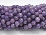 Lepidolite Beads, 8mm Round Beads-Gems: Round & Faceted-BeadDirect