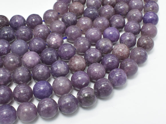 Lepidolite Beads, 10mm Round Beads-Gems: Round & Faceted-BeadDirect
