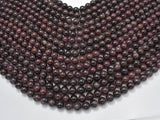 Red Garnet Beads, 7mm Round-Gems: Round & Faceted-BeadDirect