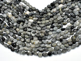 Hawk Eye Beads, Approx 7x10mm Nugget Beads-Gems: Nugget,Chips,Drop-BeadDirect