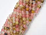 Fire Cherry Quartz Beads, Round, 6mm-Gems: Round & Faceted-BeadDirect