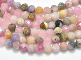 Watermelon Tourmaline Beads, 3.5mm Micro Faceted-Gems: Round & Faceted-BeadDirect