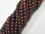 Red Tiger Iron Beads, 6mm Round Beads-BeadDirect