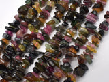 Watermelon Tourmaline Beads, Chips, 4mm - 9mm-Gems: Nugget,Chips,Drop-BeadDirect