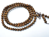 Tiger Skin Sandalwood Beads, 6mm Round Beads-Wood-BeadDirect