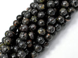 Flower Obsidian Beads, 8mm (8.3mm) Round Beads-Gems: Round & Faceted-BeadDirect