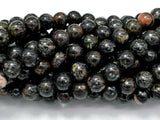Flower Obsidian Beads, 8mm (8.3mm) Round Beads-Gems: Round & Faceted-BeadDirect