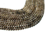 Smoky Quartz Beads, Round, 8mm-BeadDirect