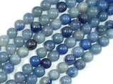 Blue Aventurine, 8mm (8.5 mm) Round Beads-BeadDirect