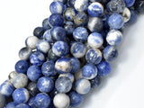 Sodalite Beads, 10mm Round Beads-Gems: Round & Faceted-BeadDirect