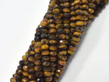 Tiger Eye Beads, 4x6mm Faceted Rondelle-Gems:Assorted Shape-BeadDirect