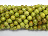 Green Opal 8mm Round Beads, 15.5 Inch-BeadDirect