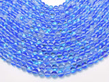 Mystic Aura Quartz- Blue, 8mm (8.5mm)-Gems: Round & Faceted-BeadDirect