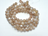 Gray Moonstone, 8mm Round Beads-Gems: Round & Faceted-BeadDirect