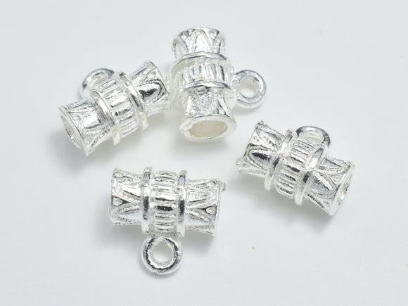 2pcs 925 Sterling Silver Bead Connector, 8.5x5mm-Metal Findings & Charms-BeadDirect