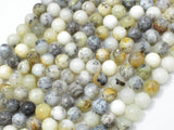 Dendritic Opal Beads, Moss Opal, 6mm (6.3mm) Round-Gems: Round & Faceted-BeadDirect