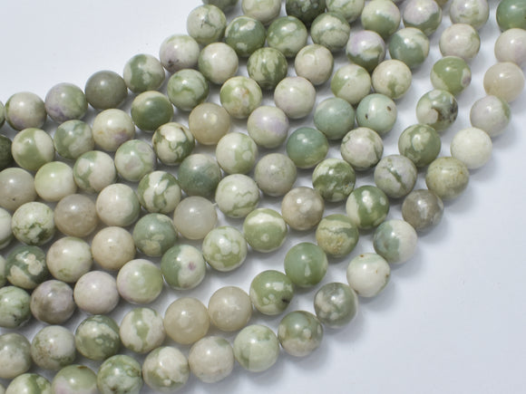 Peace Jade Beads, Round, 8mm (8.7mm)-BeadDirect