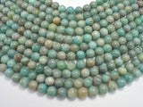 Russian Amazonite Beads, 10mm Round-Gems: Round & Faceted-BeadDirect