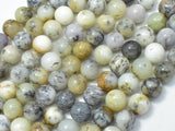 Dendritic Opal Beads, Moss Opal, 8mm Round Beads-Gems: Round & Faceted-BeadDirect