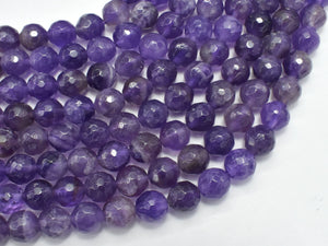 Amethyst, 8mm, Faceted Round-BeadDirect