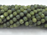 Matte Jade Beads, 6mm (6.6mm) Round-Gems: Round & Faceted-BeadDirect