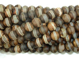 Matte Tibetan Agate Beads, 8mm Round Beads-Agate: Round & Faceted-BeadDirect
