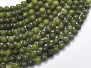 Jade Beads, 6mm (6.6mm) Round-Gems: Round & Faceted-BeadDirect