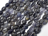Iolite Beads, Approx 6x8mm Nugget Beads,-Gems: Nugget,Chips,Drop-BeadDirect