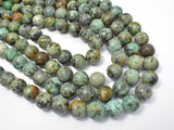 African Turquoise, 12mm Round Beads-Gems: Round & Faceted-BeadDirect