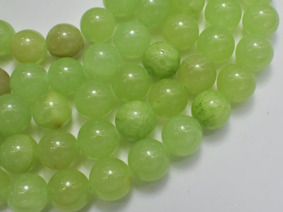 Afghan Jade Beads, Round, 12mm, 15 Inch-BeadDirect