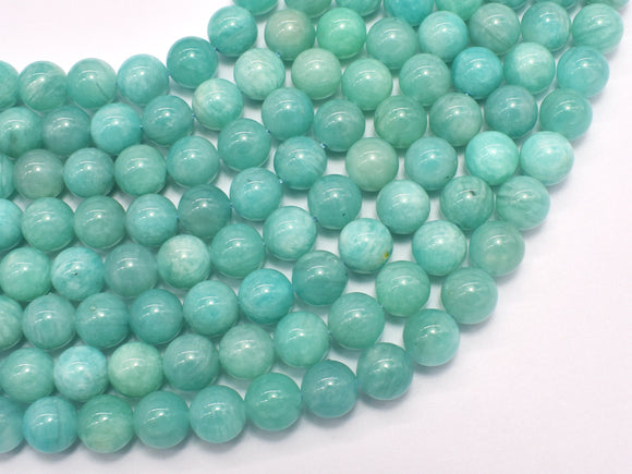 Amazonite-Green 8mm Round Beads, 15.5 Inch-BeadDirect