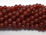 Carnelian-Red 8mm Bell Beads, 13 Inch-BeadDirect