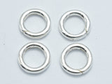 1pc 925 Sterling Silver Round Clasp, Spring Gate Round Clasp, 12mm-BeadDirect