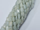 Aquamarine 8x10mm Faceted Rectangle-BeadDirect