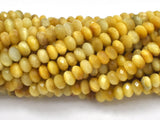Golden Tiger Eye Beads, 4x6mm Faceted Rondelle-Gems:Assorted Shape-BeadDirect