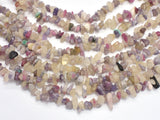 Pink Tourmaline, 7-10mm, Chips, 32 Inch-BeadDirect