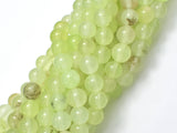 Jade - Light Green, 8mm Round-Gems: Round & Faceted-BeadDirect