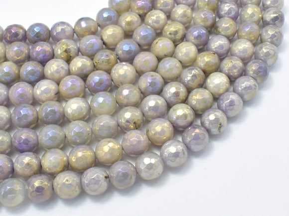 Mystic Coated Lavender Amethyst, 8mm Faceted-Gems: Round & Faceted-BeadDirect