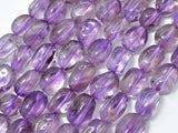 Amethyst, Light Purple, 8x12mm Nugget Beads, 15.5 Inch-Gems: Nugget,Chips,Drop-BeadDirect