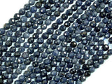 Blue Sapphire Beads, 3mm(3.5mm) Faceted Round, 15.5 Inch-Agate: Round & Faceted-BeadDirect