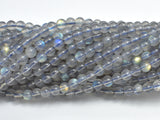 Labradorite Beads, 4mm Round Beads-BeadDirect